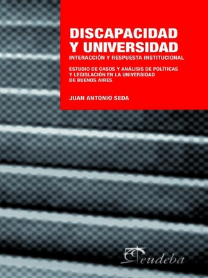 cover image of Discapacidad y Universidad